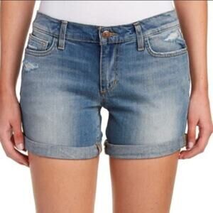 Joe’s Jeans Women's Medium Wash Denim Roll Cuff Dana High Rise Jean Shorts sz 26